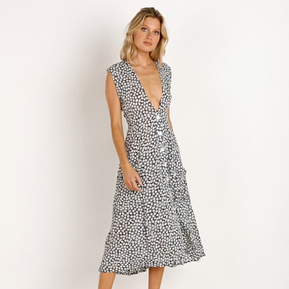 faithfull the brand blohm midi dress
